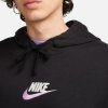 Bluza Nike męska kangurka czarna z nadrukiem sportowa